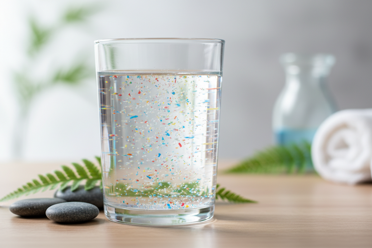Microplastics in water